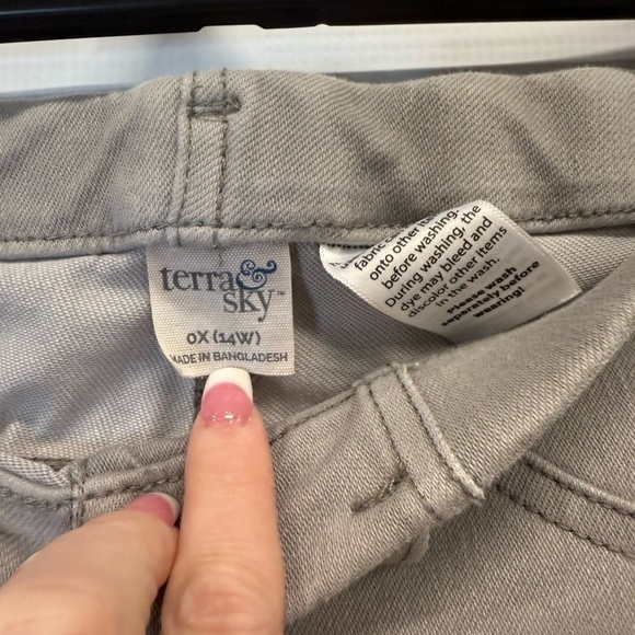 Terra Sky Girls Jeggings size OX 14W - Picture 4 of 6